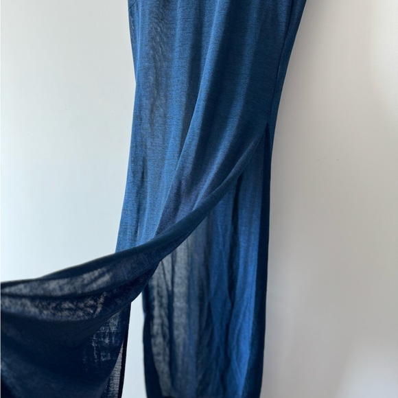 Navy Blue Cover Up Dress - Picture 3 of 7